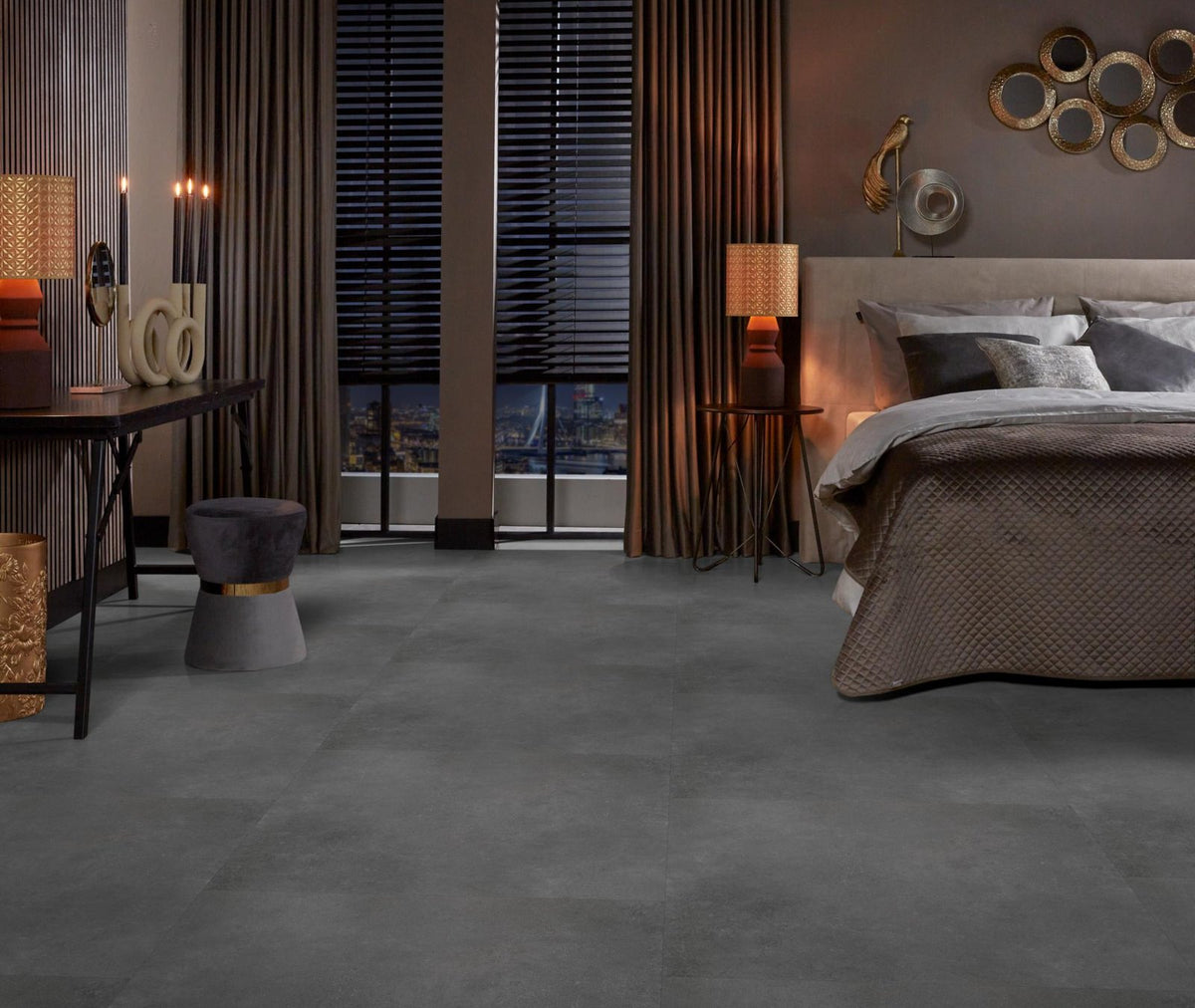 Sarino xl dryback dark grey sfeer
