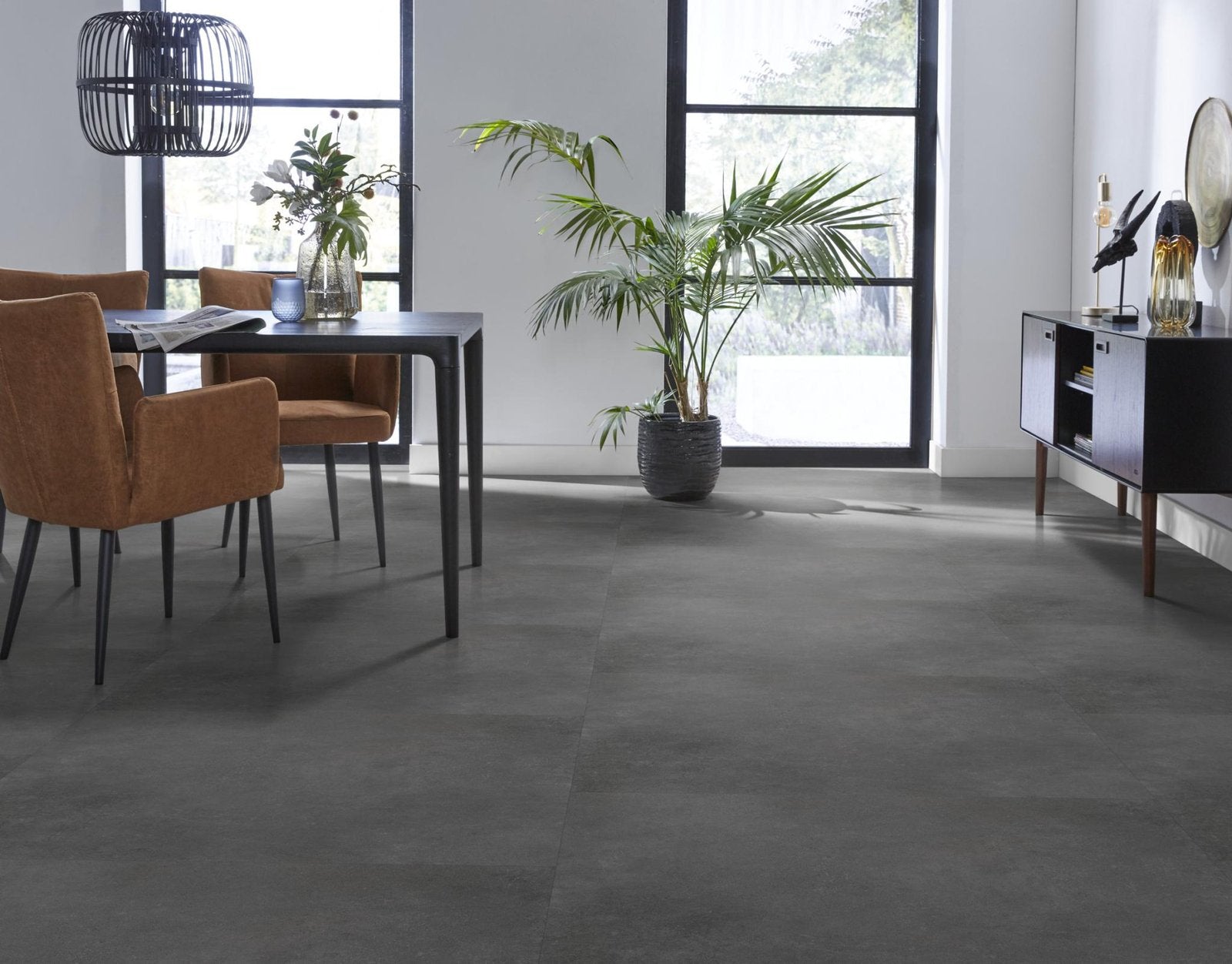 Sarino xl dryback dark grey sfeer