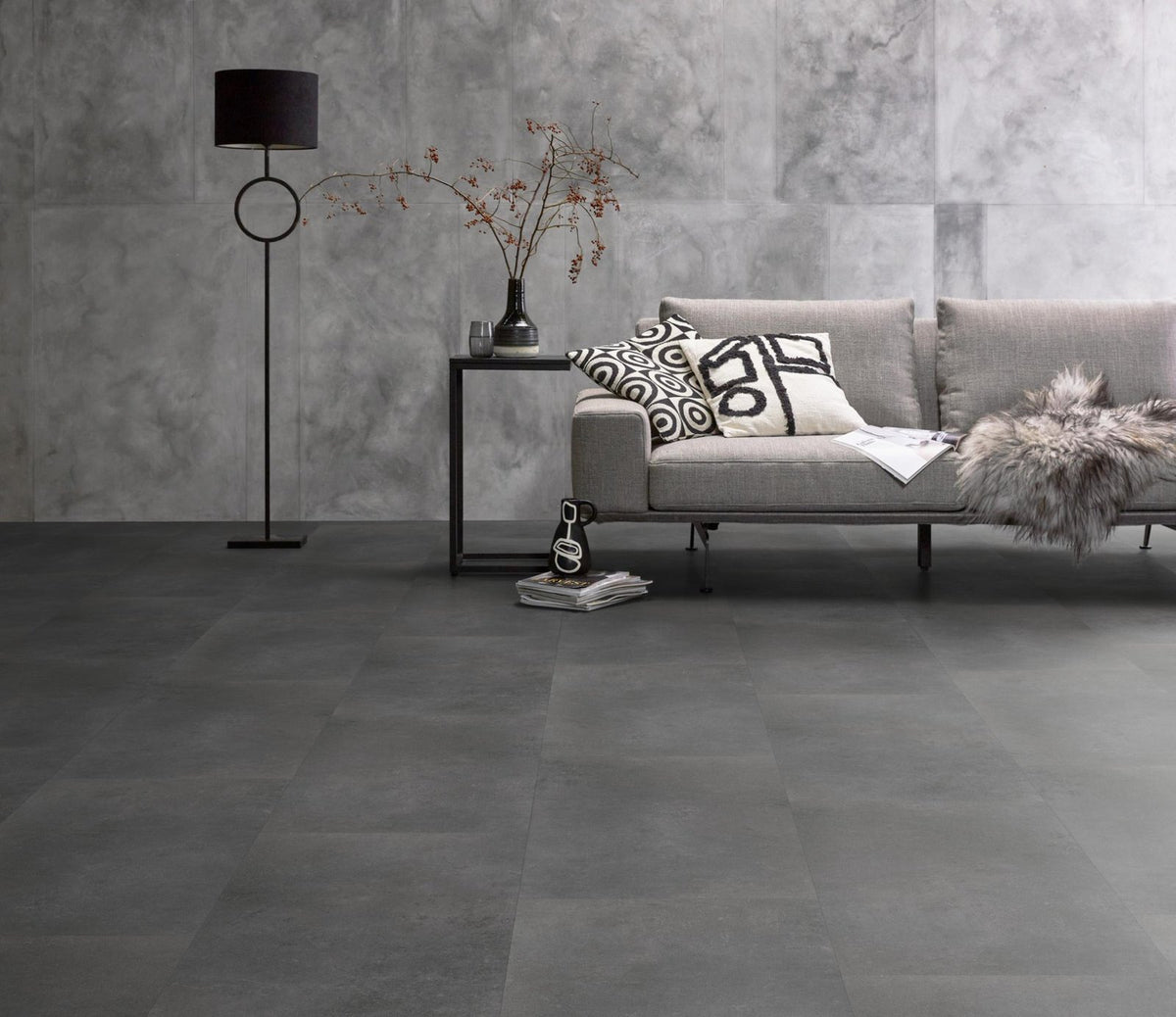 Sarino click dark grey sfeer
