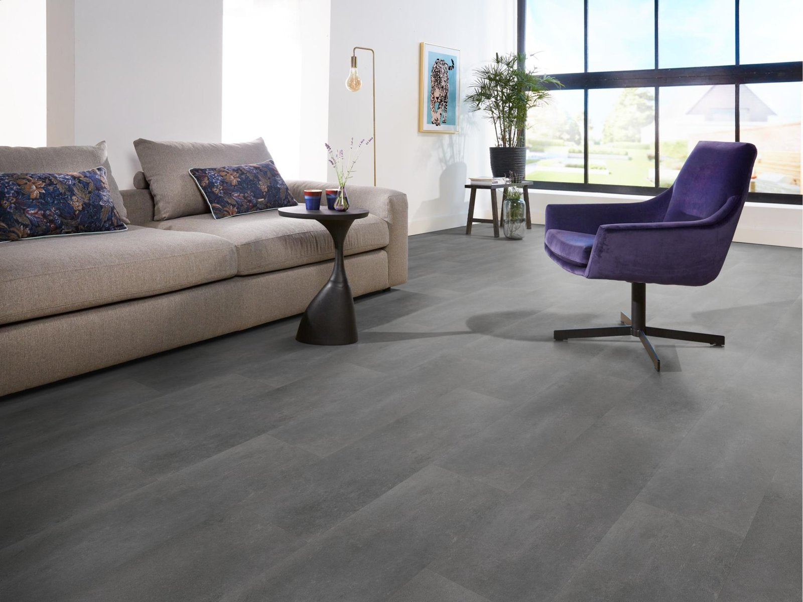 Sarino click dark grey sfeer