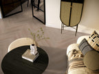 Spigato Navaro visgraat click dark oak sfeer