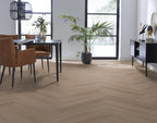 Spigato Navaro visgraat click dark oak sfeer