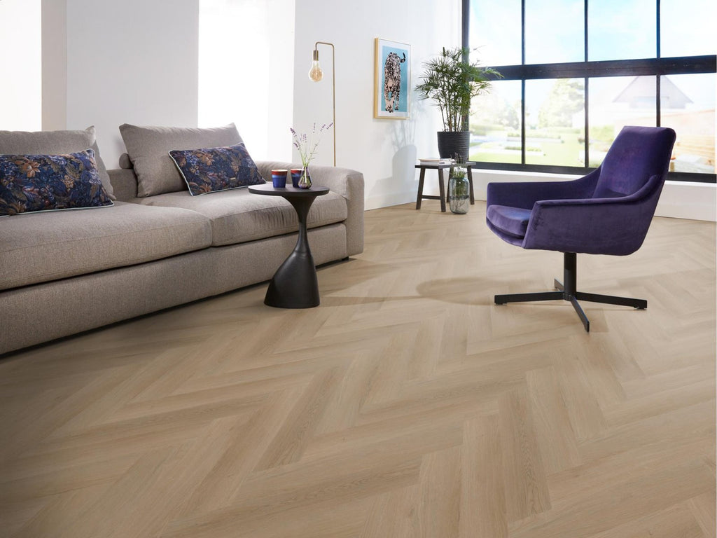 Spigato Navaro visgraat click natural oak sfeer