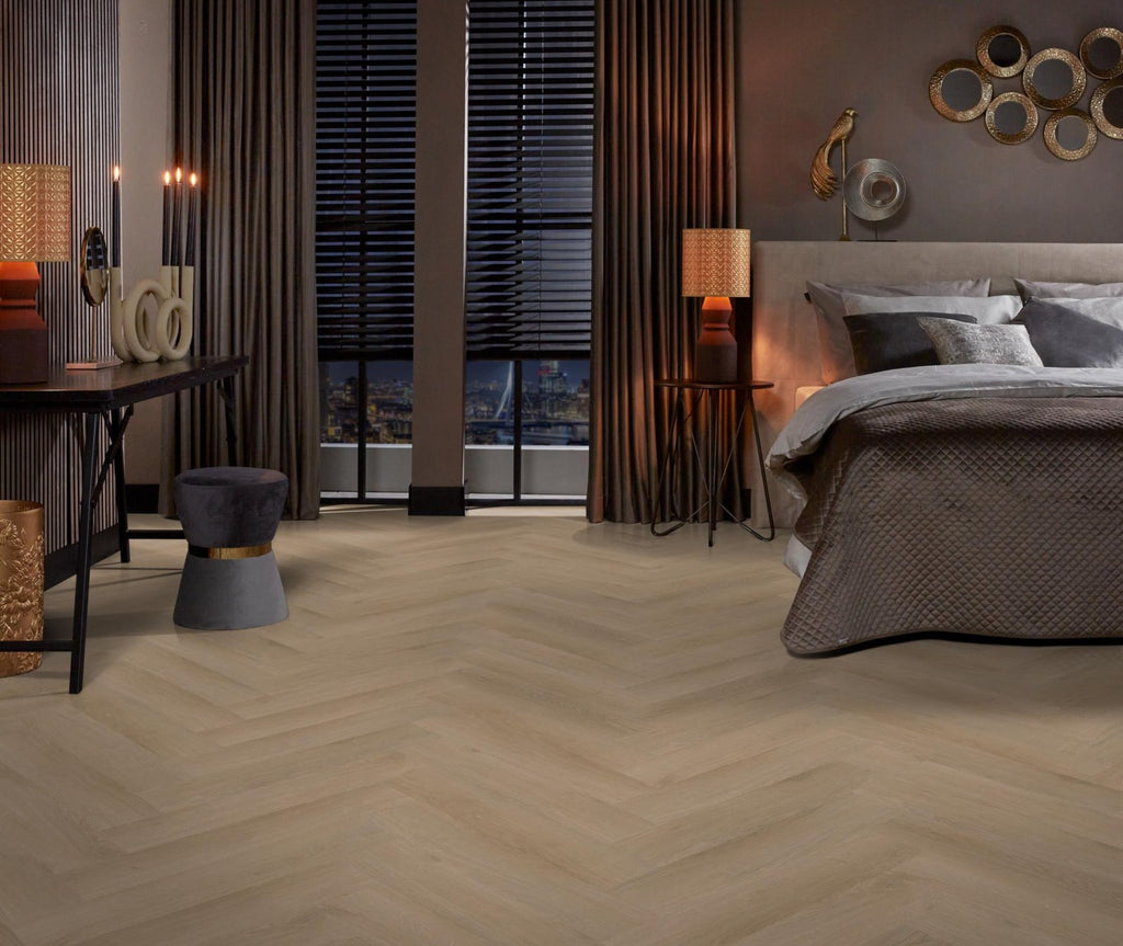 Spigato Navaro visgraat click natural oak sfeer