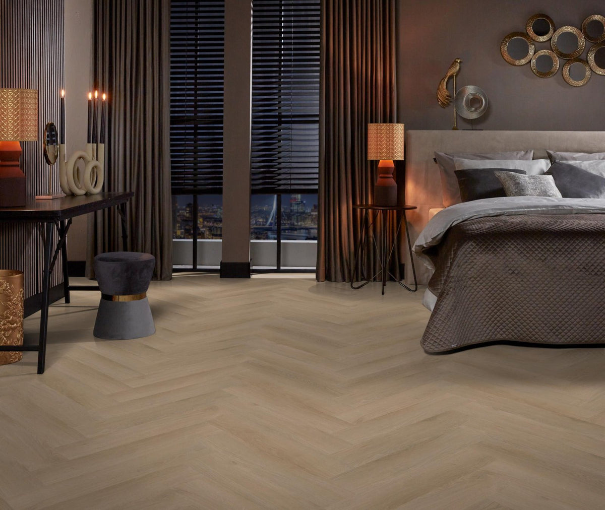 Spigato Navaro visgraat click natural oak sfeer