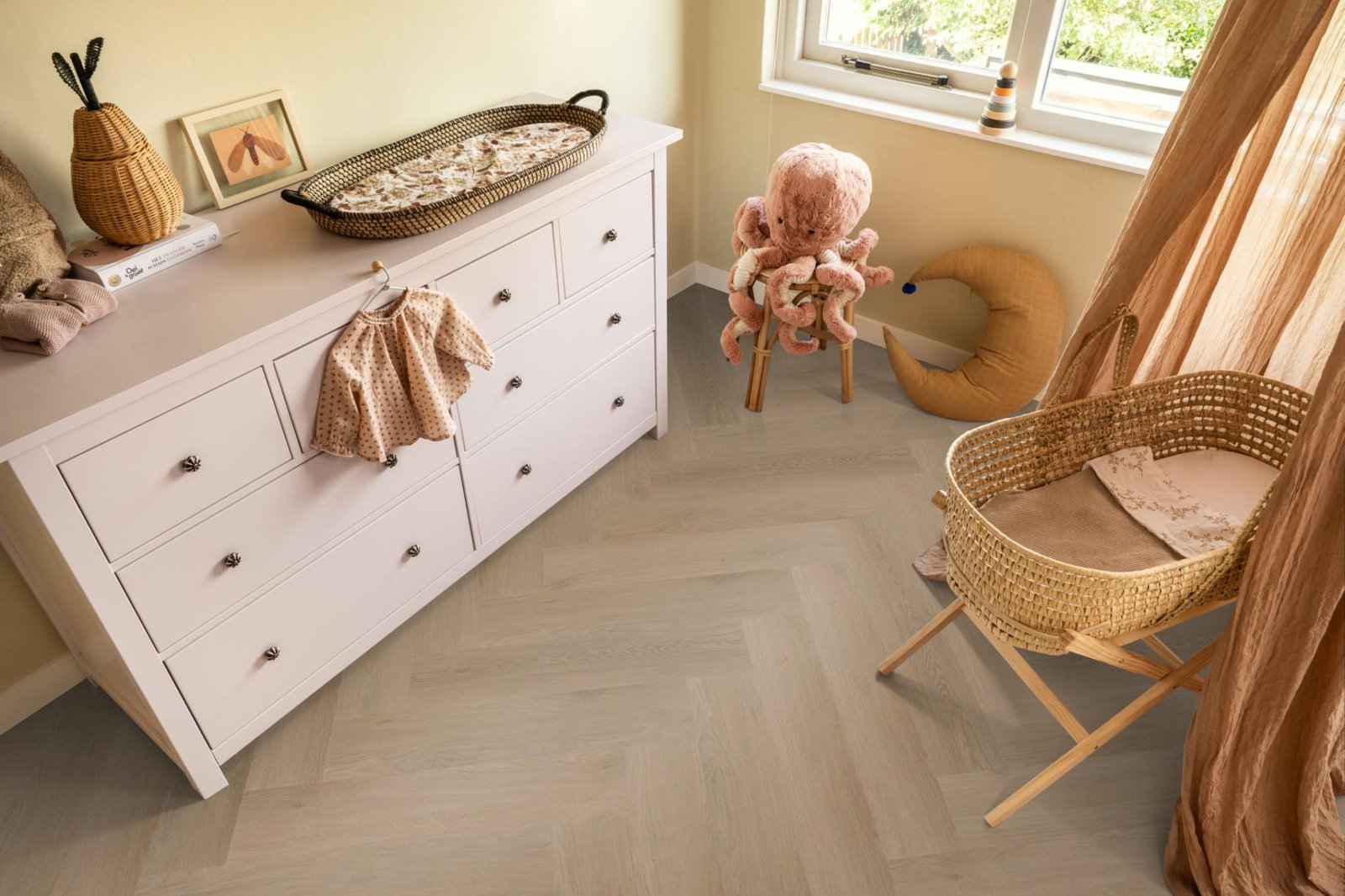 Spigato Navaro visgraat click natural oak sfeer