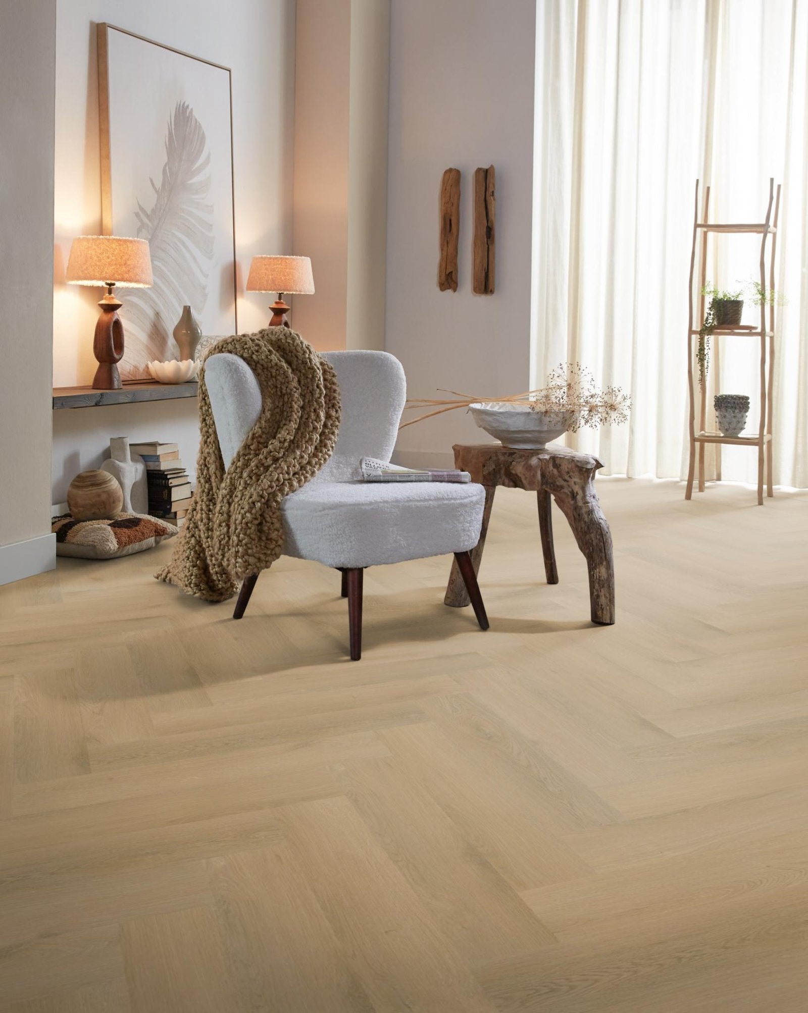 Spigato Navaro visgraat click light oak sfeer