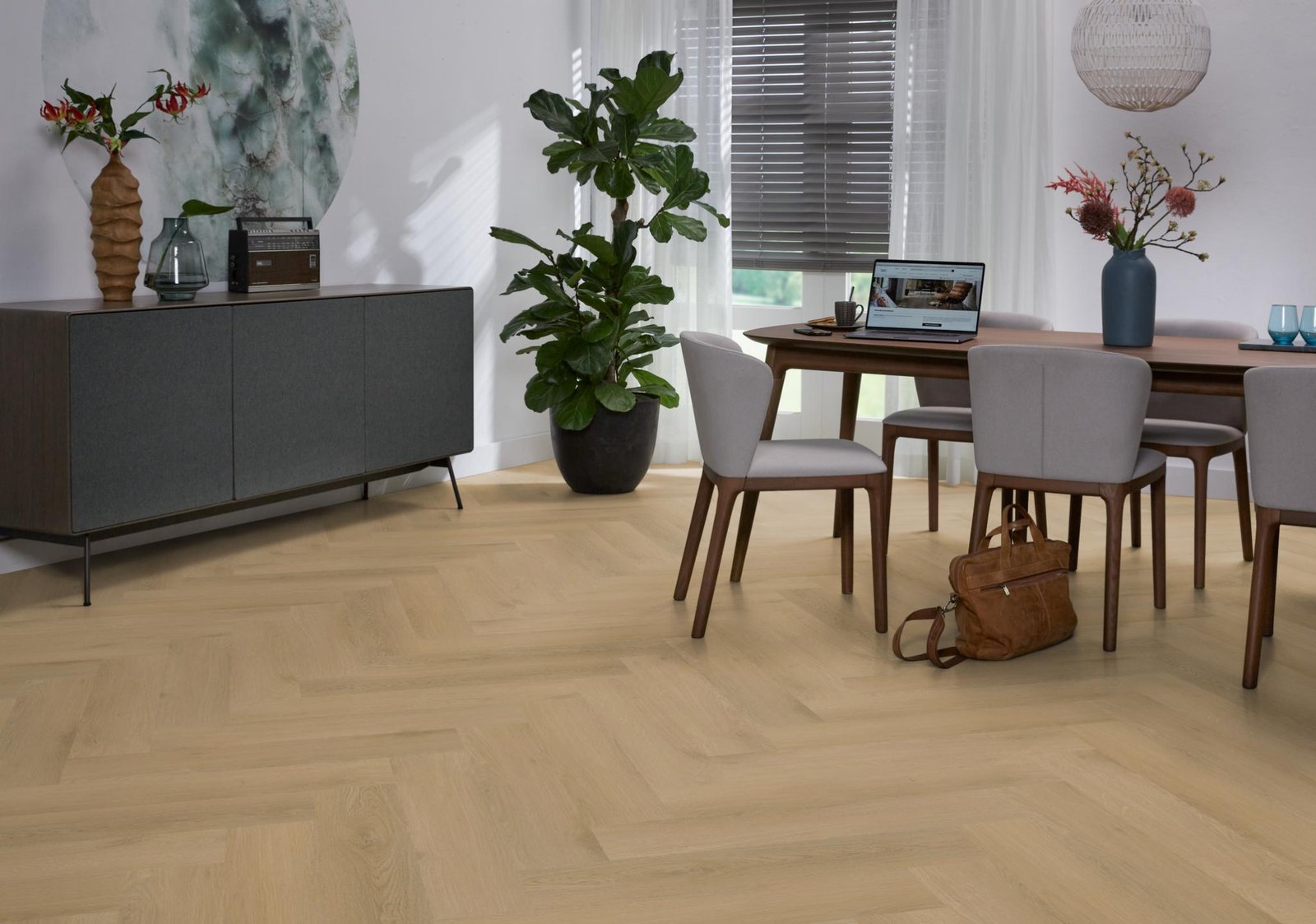 Spigato Navaro visgraat click light oak sfeer