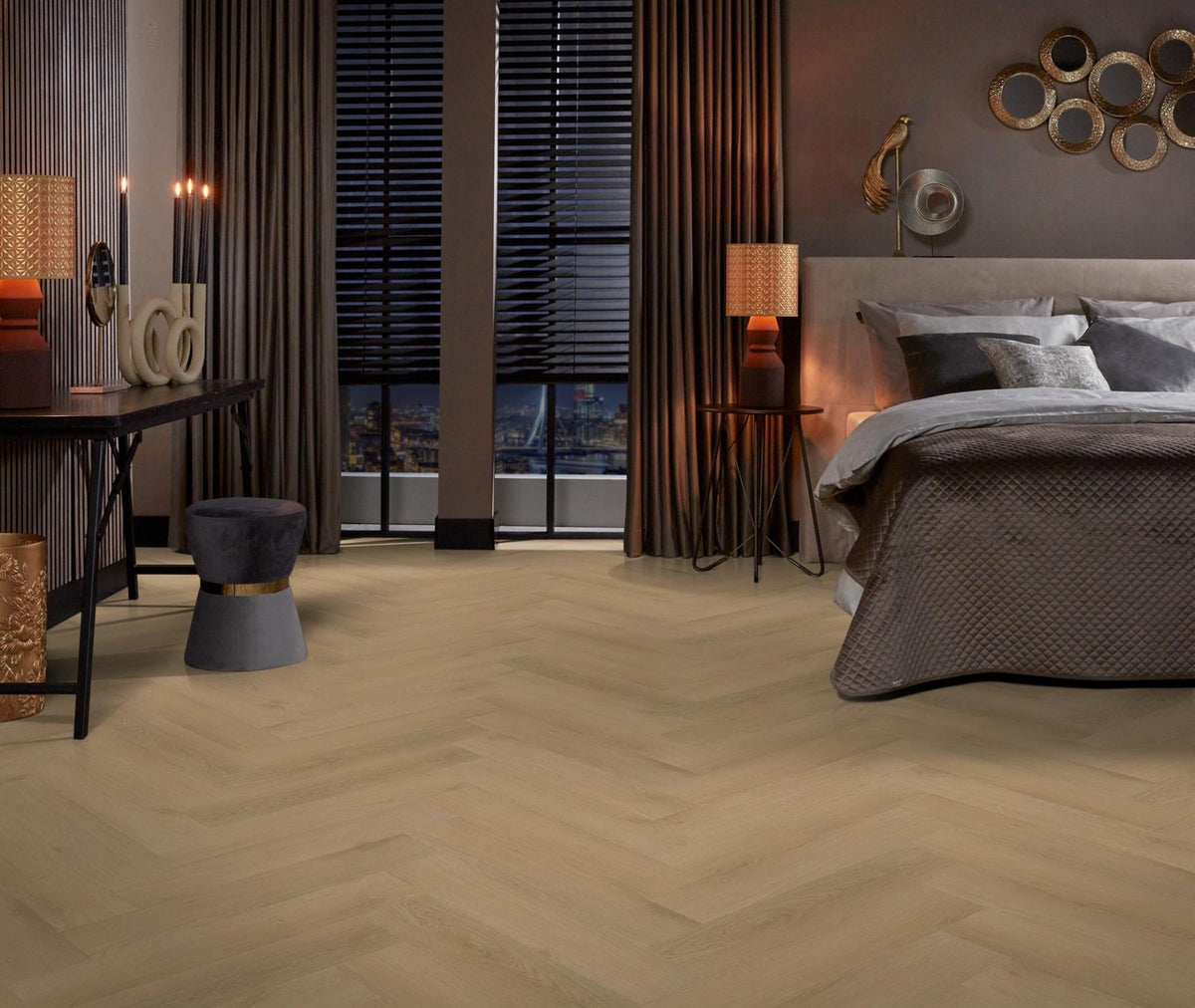 Spigato Navaro visgraat click light oak sfeer