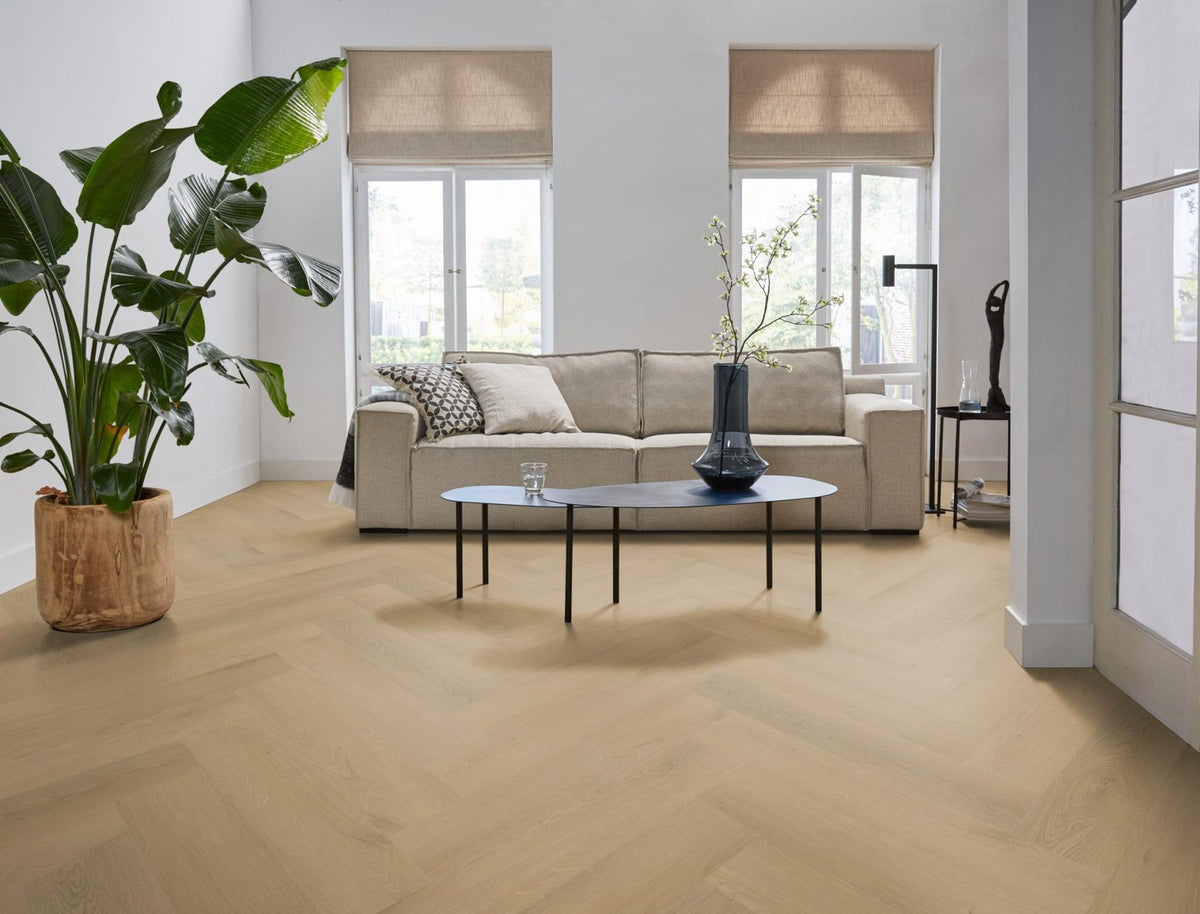 Spigato Navaro visgraat click light oak sfeer