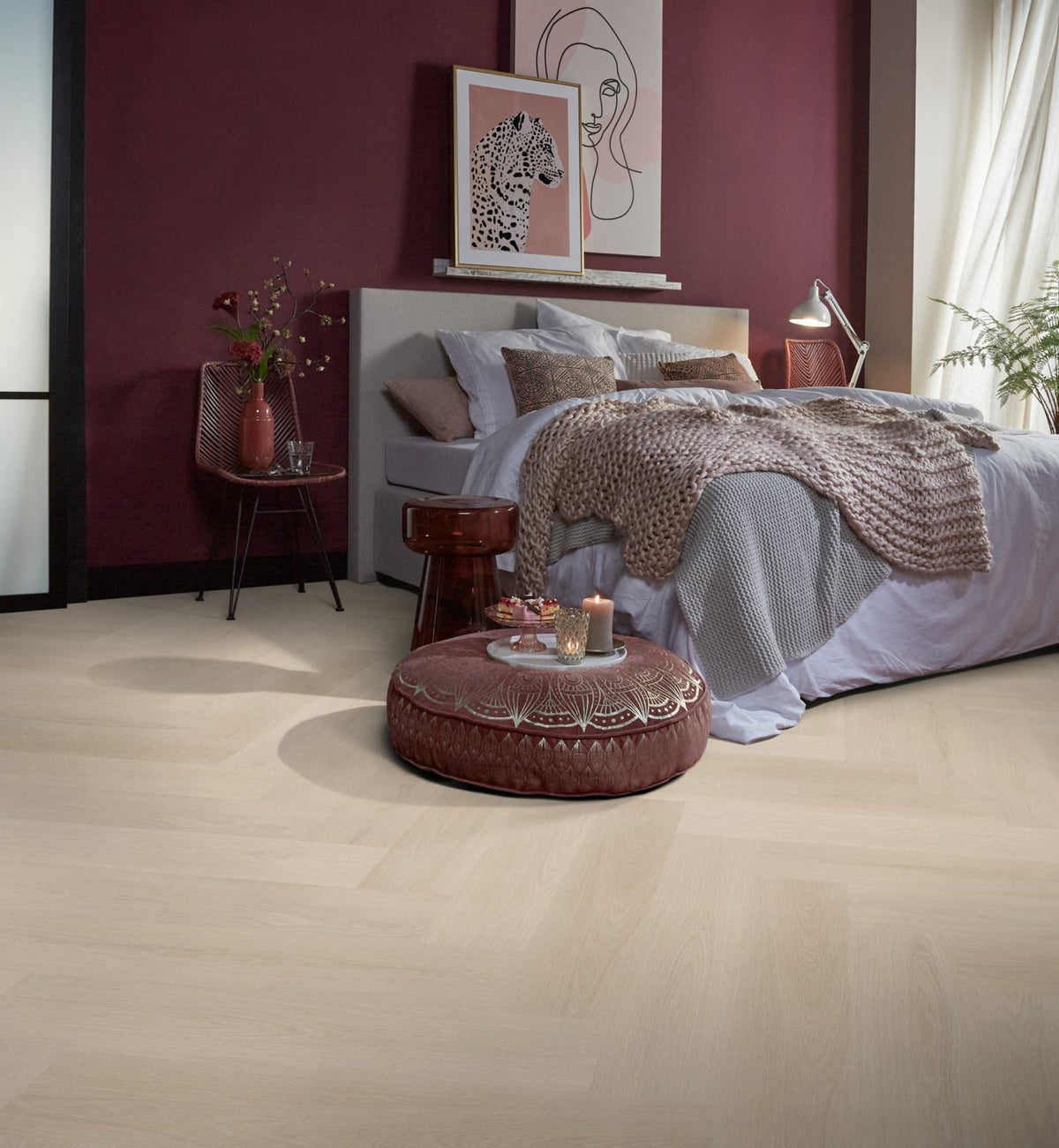 Spigato xl Soleno visgraat dryback beige sfeer