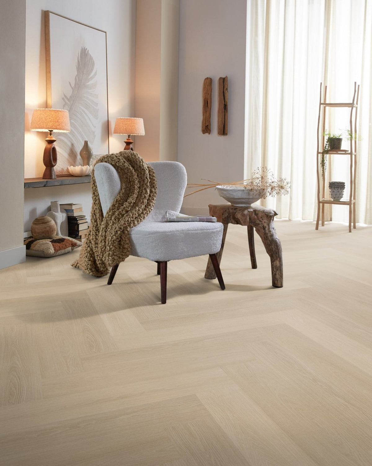 Spigato xl Soleno visgraat dryback natural sfeer