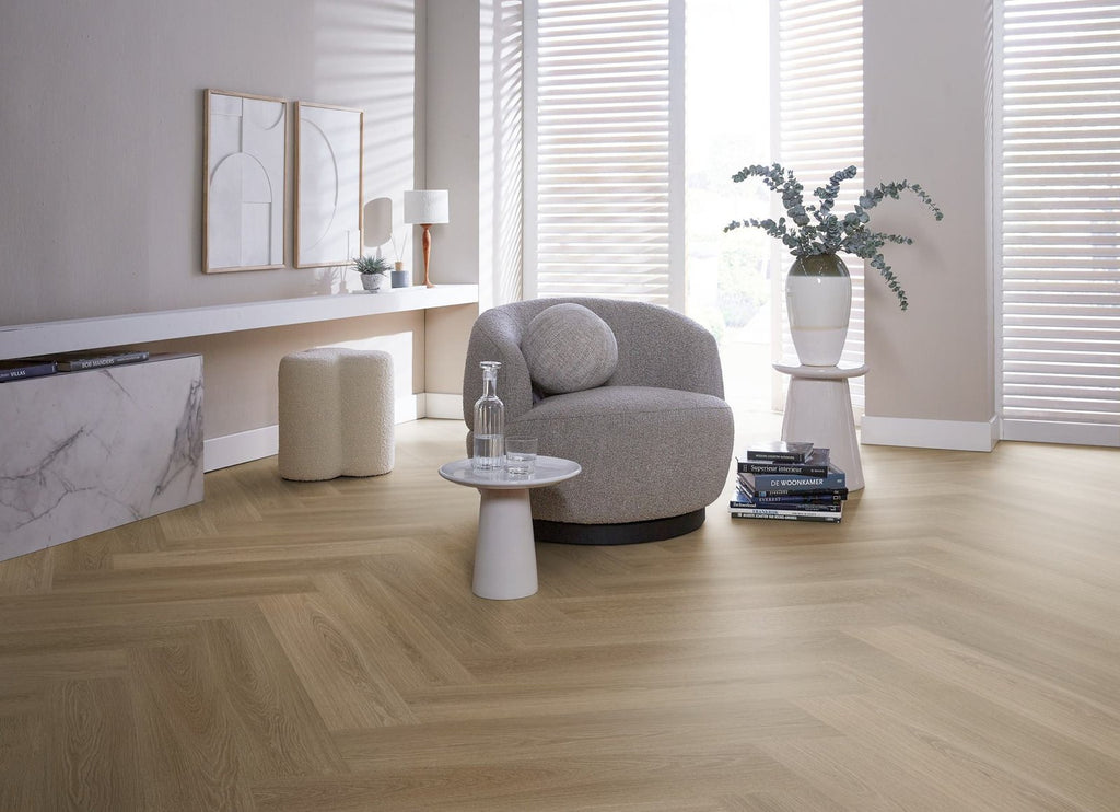 Spigato xl Soleno visgraat dryback dark oak sfeer