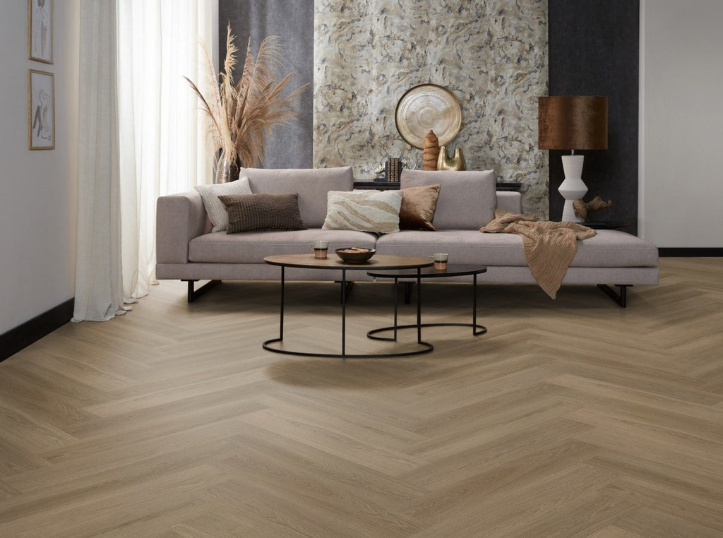 Spigato xl Soleno visgraat dryback dark oak sfeer