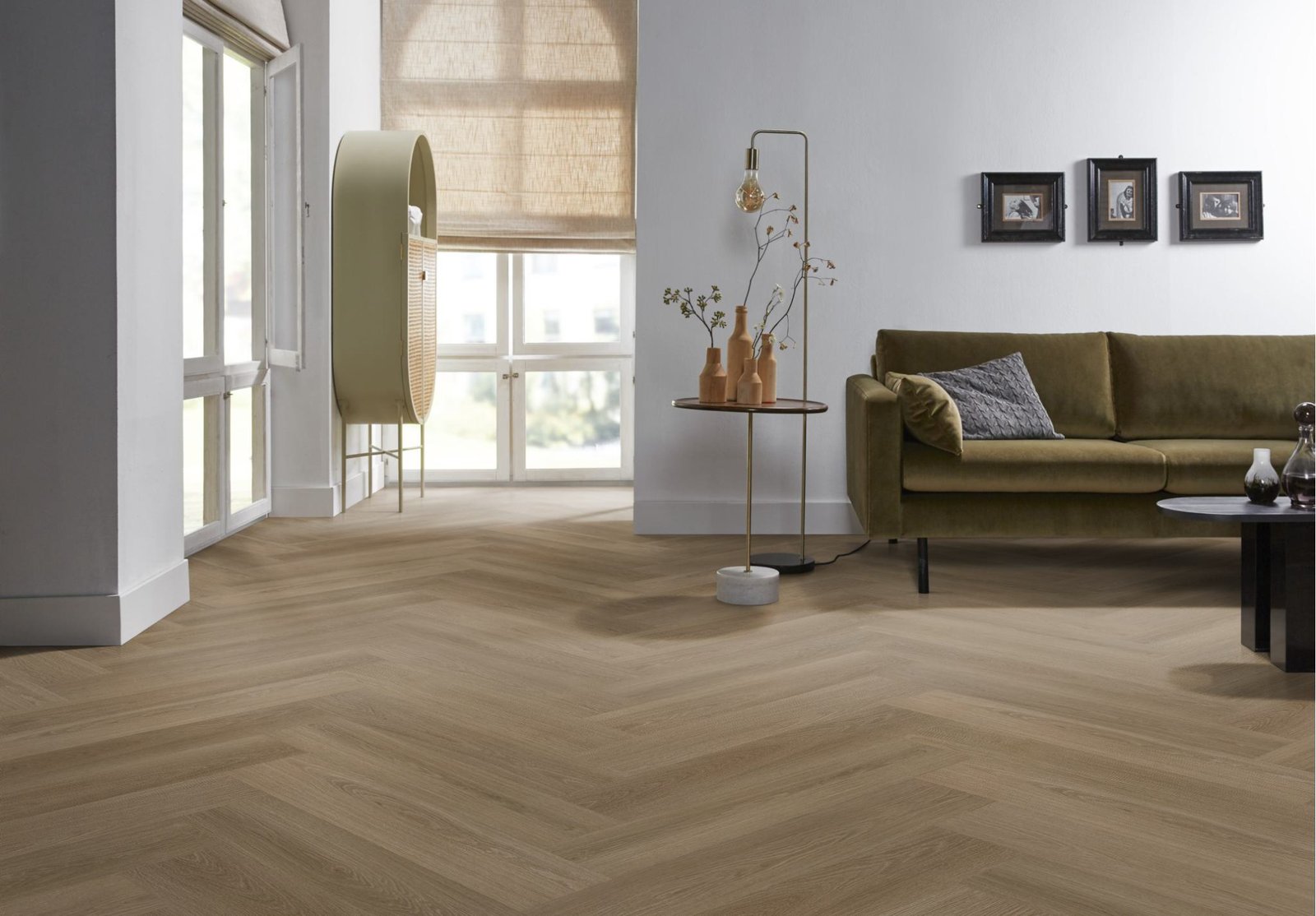 Spigato xl Soleno visgraat dryback dark oak sfeer