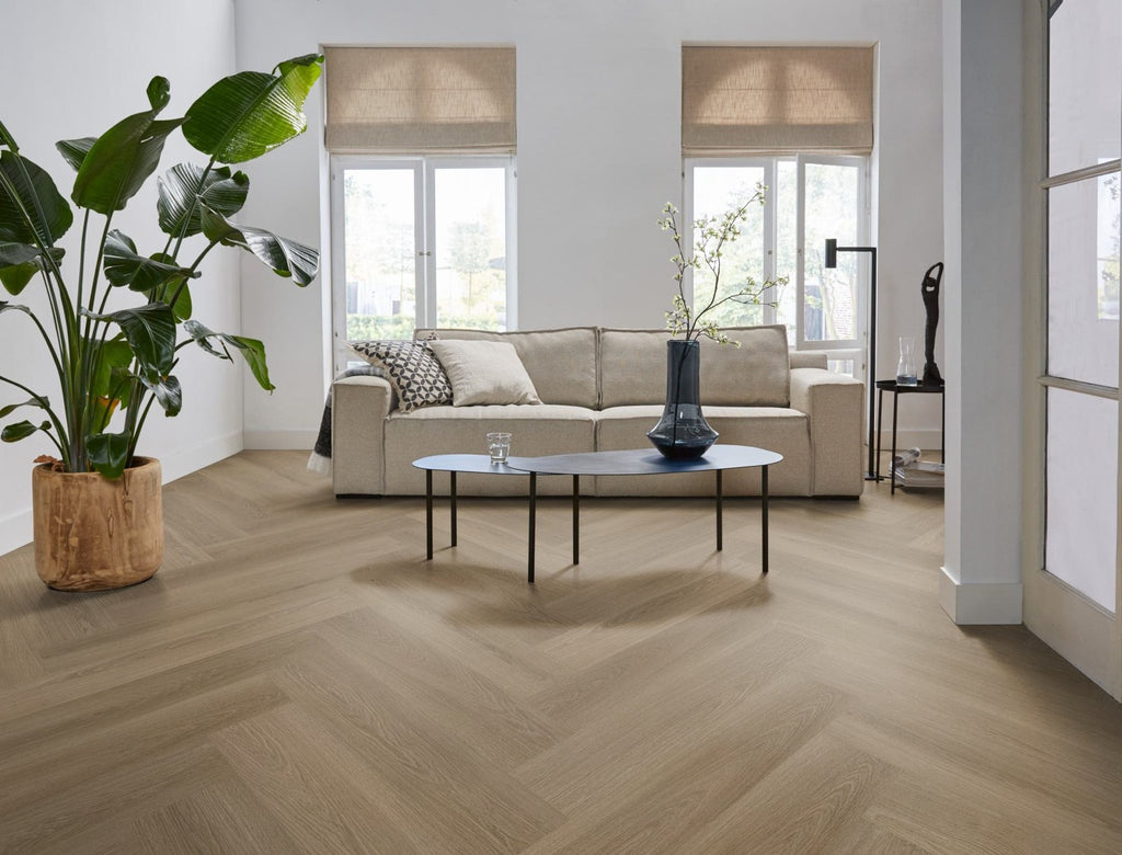 Spigato xl Soleno visgraat dryback dark oak sfeer