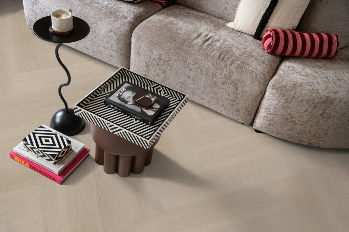 Spigato xl Soleno visgraat click SRC beige sfeer