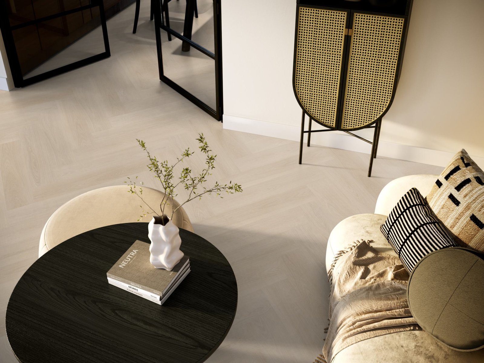 Spigato xl Soleno visgraat click SRC beige sfeer