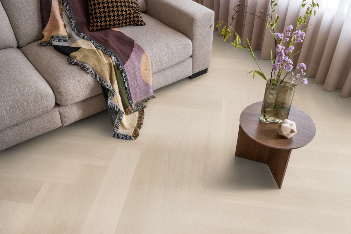 Spigato xl Soleno visgraat click SRC beige sfeer