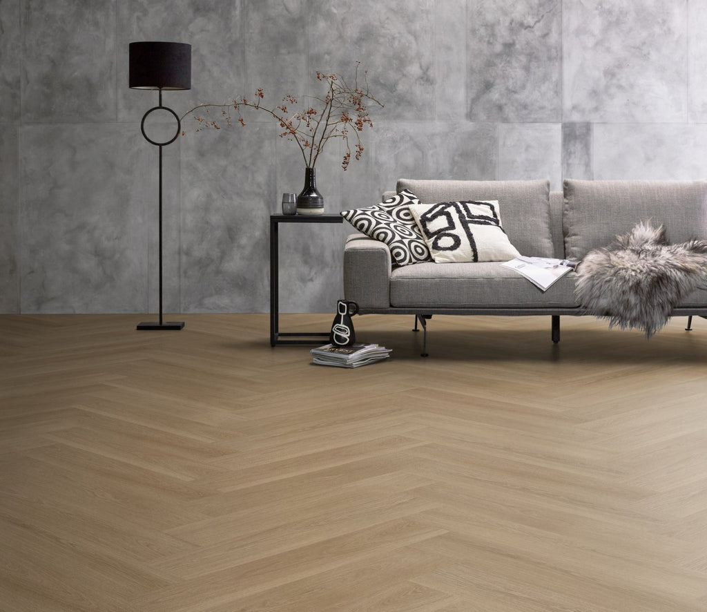 Spigato xl Soleno visgraat click SRC warm oak sfeer
