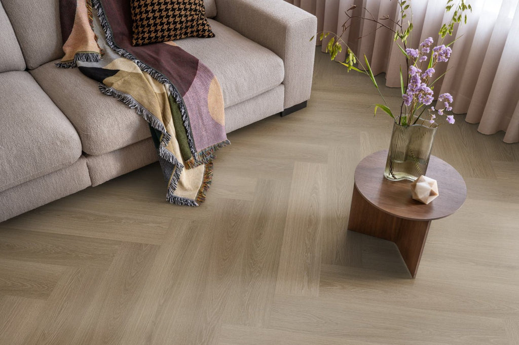 Spigato xl Soleno visgraat click SRC dark oak sfeer