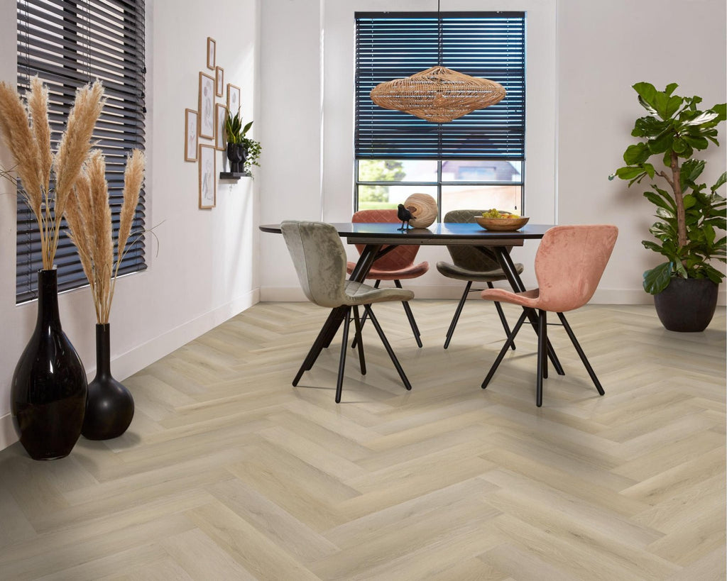 Spigato xl Marento visgraat dryback light oak sfeer