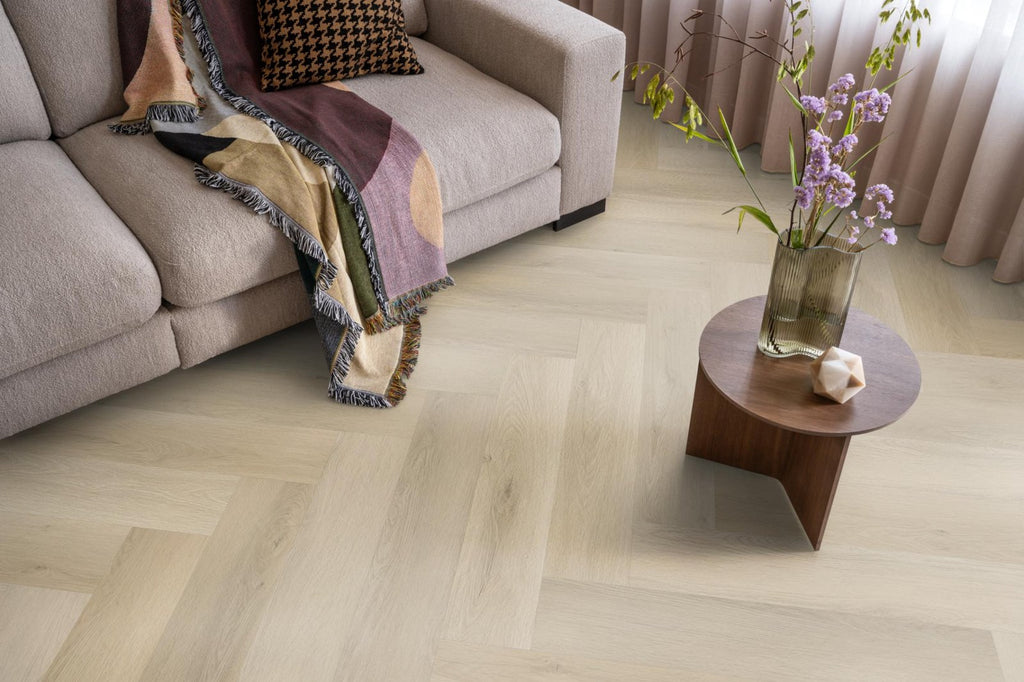 Spigato xl Marento visgraat dryback light oak sfeer