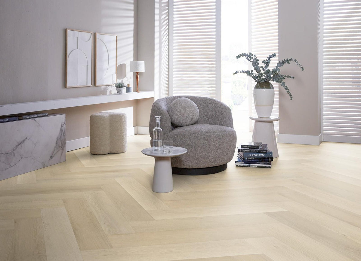 Spigato xl Marento visgraat dryback beige sfeer