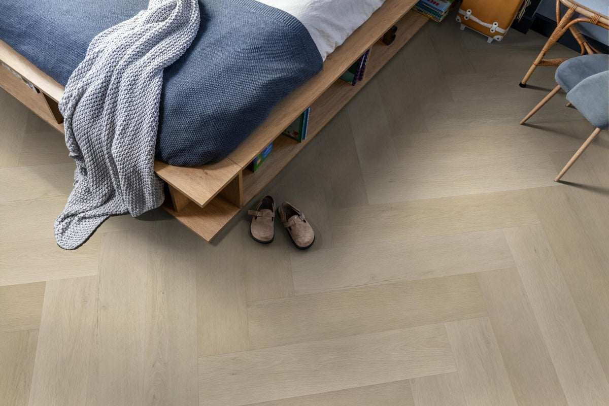 Spigato xl Marento visgraat dryback beige sfeer