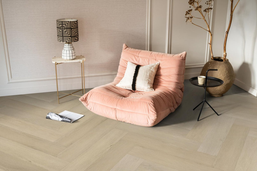 Spigato xl Marento visgraat dryback beige sfeer