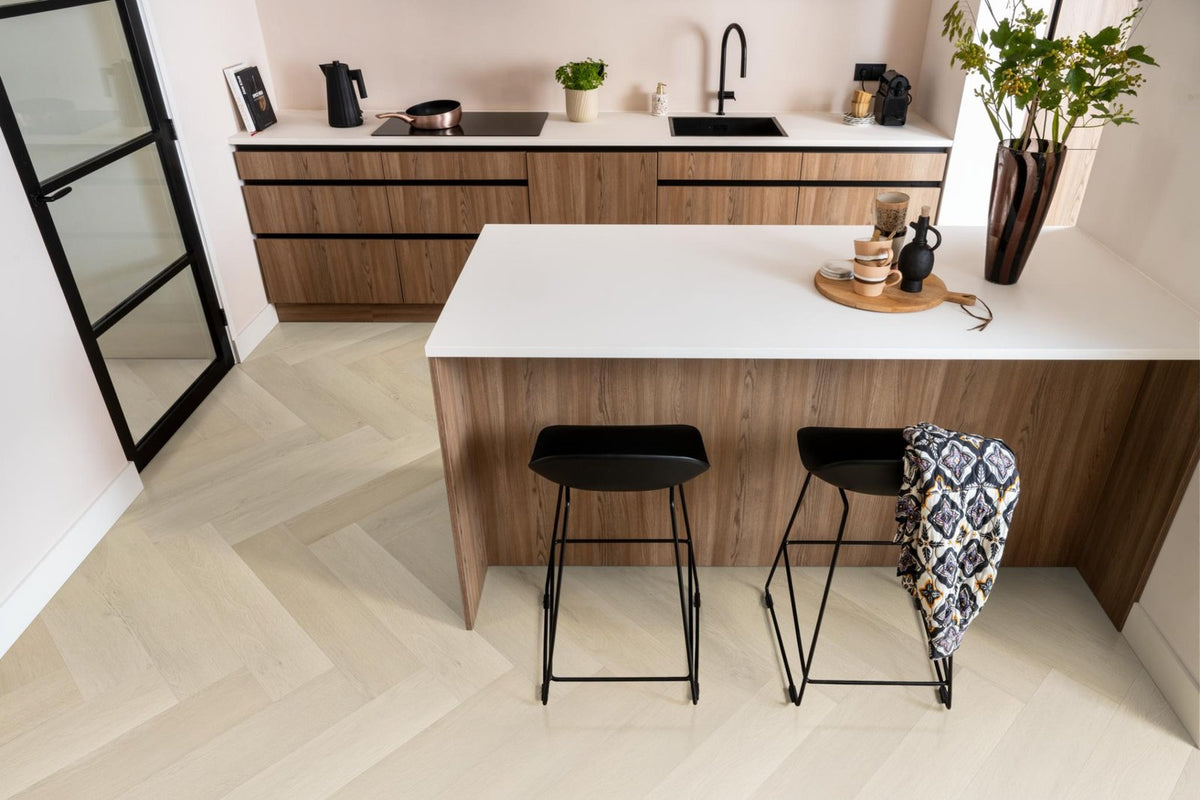 Spigato xl Marento visgraat dryback beige sfeer