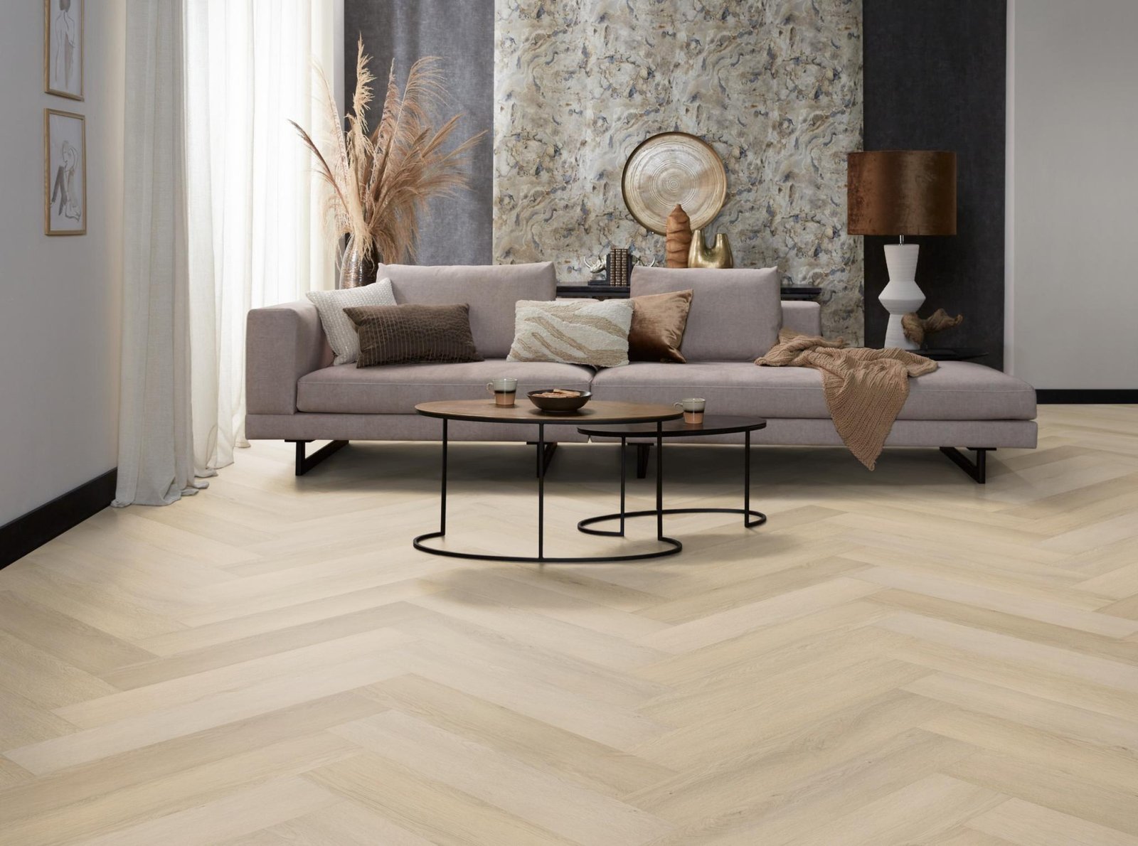 Spigato xl Marento visgraat dryback natural sfeer