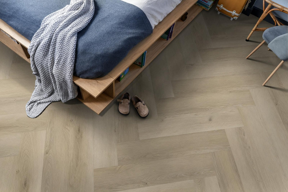 Spigato xl Marento visgraat dryback warm oak sfeer