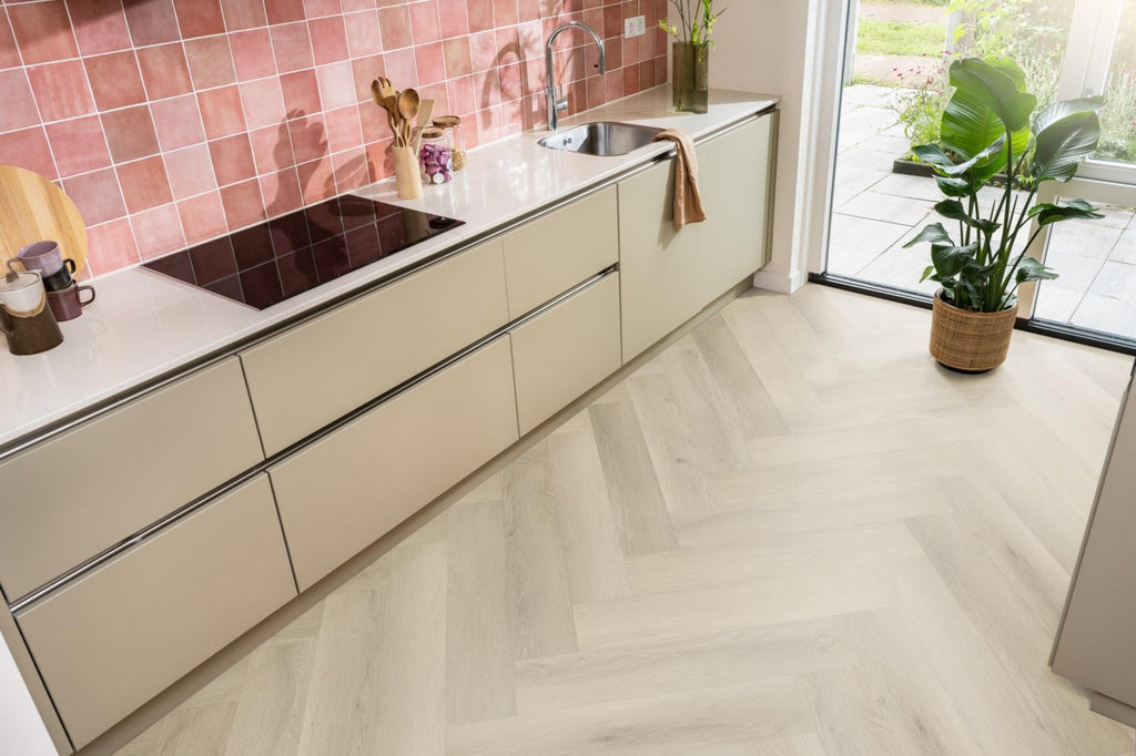 Spigato xl Marento visgraat dryback warm oak sfeer