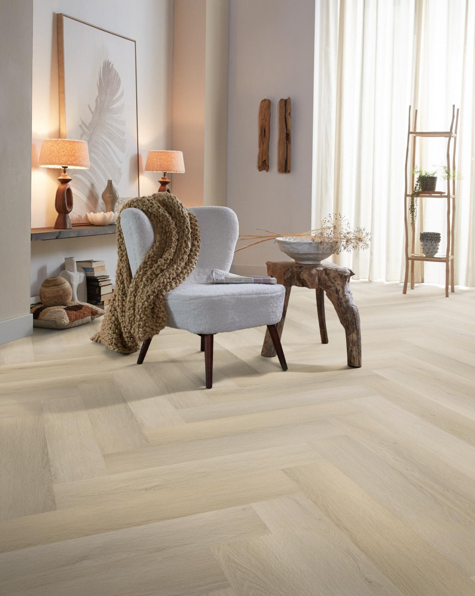 Spigato xl Marento visgraat click SRC light oak sfeer