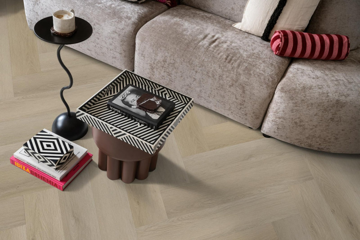 Spigato xl Marento visgraat click SRC light oak sfeer