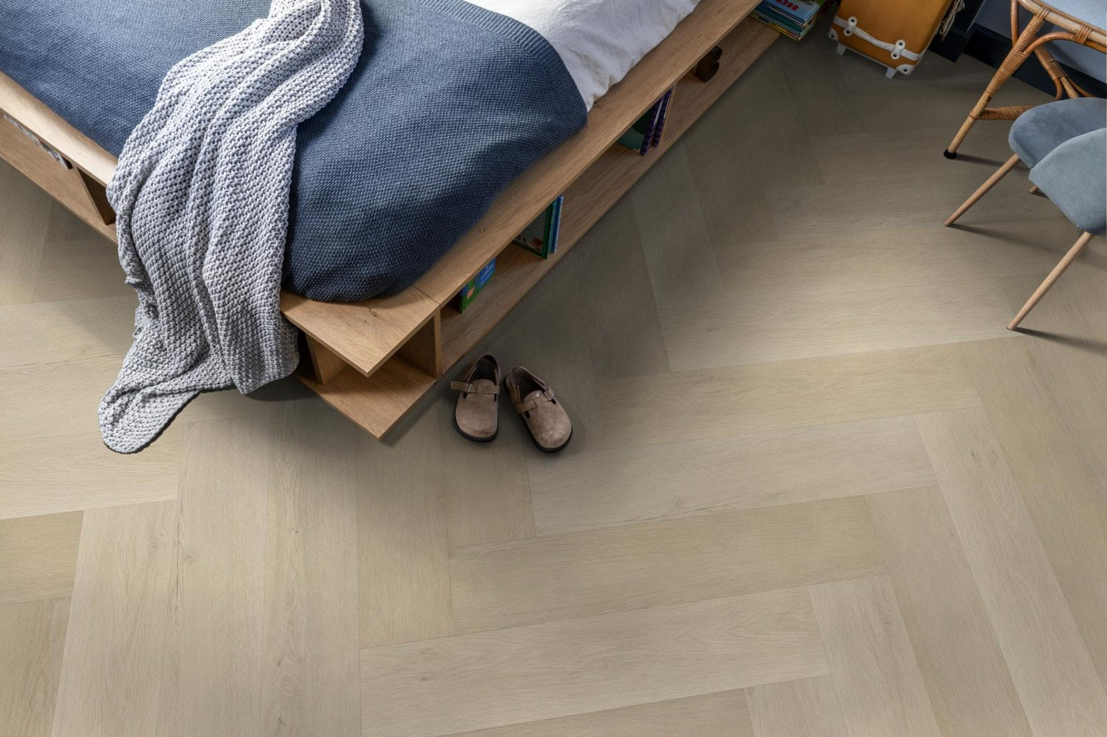 Spigato xl Marento visgraat click SRC beige sfeer
