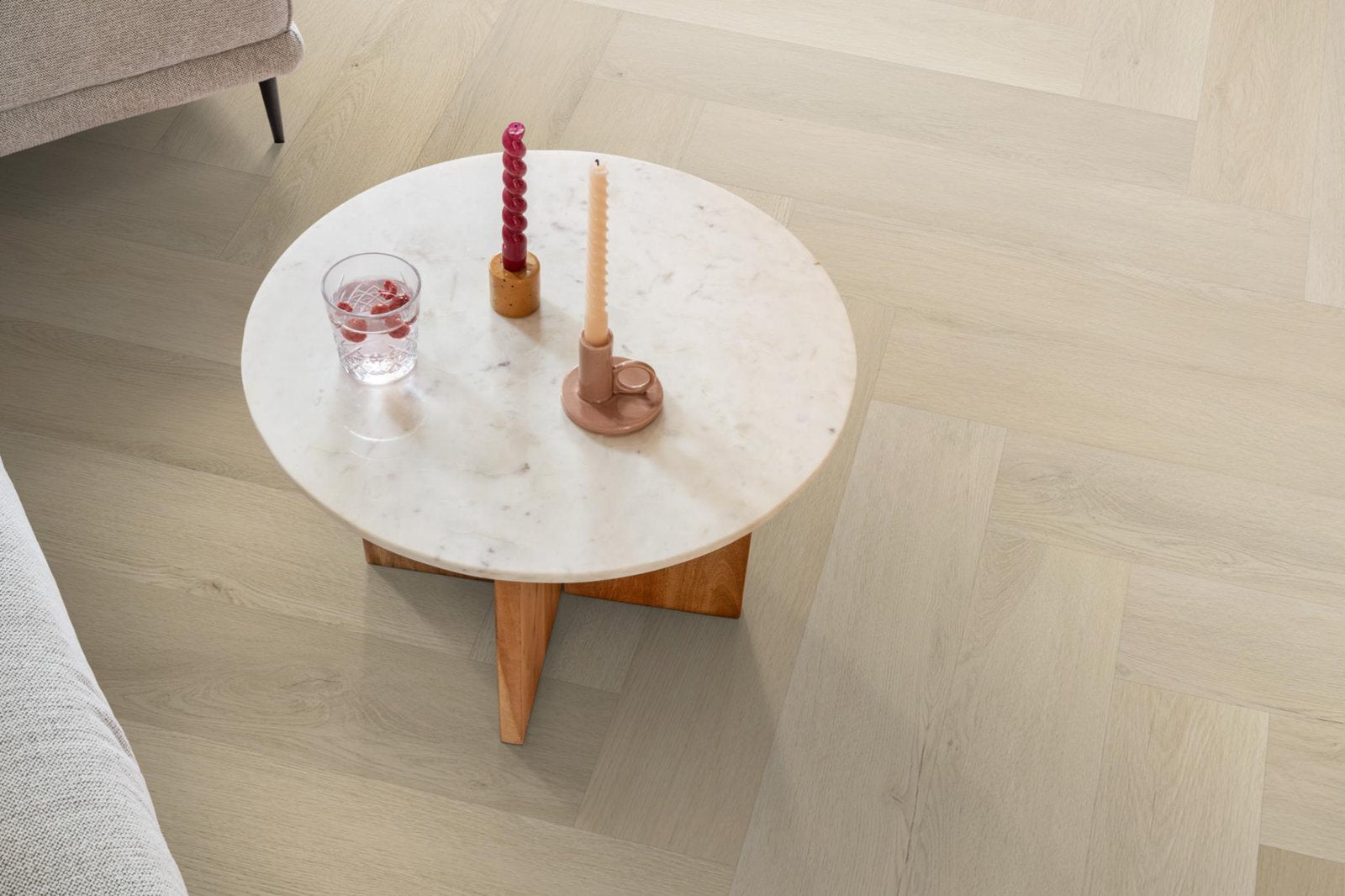 Spigato xl Marento visgraat click SRC beige sfeer