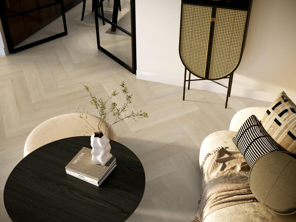 Spigato xl Marento visgraat click SRC beige sfeer