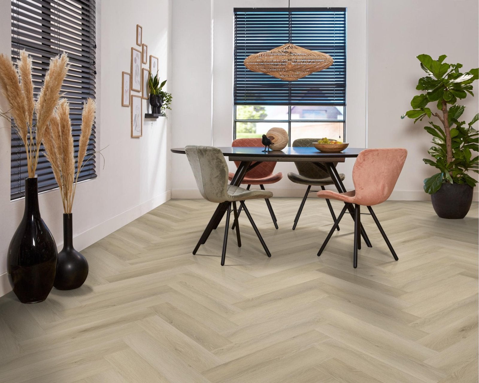 Spigato xl Marento visgraat click SRC warm oak sfeer