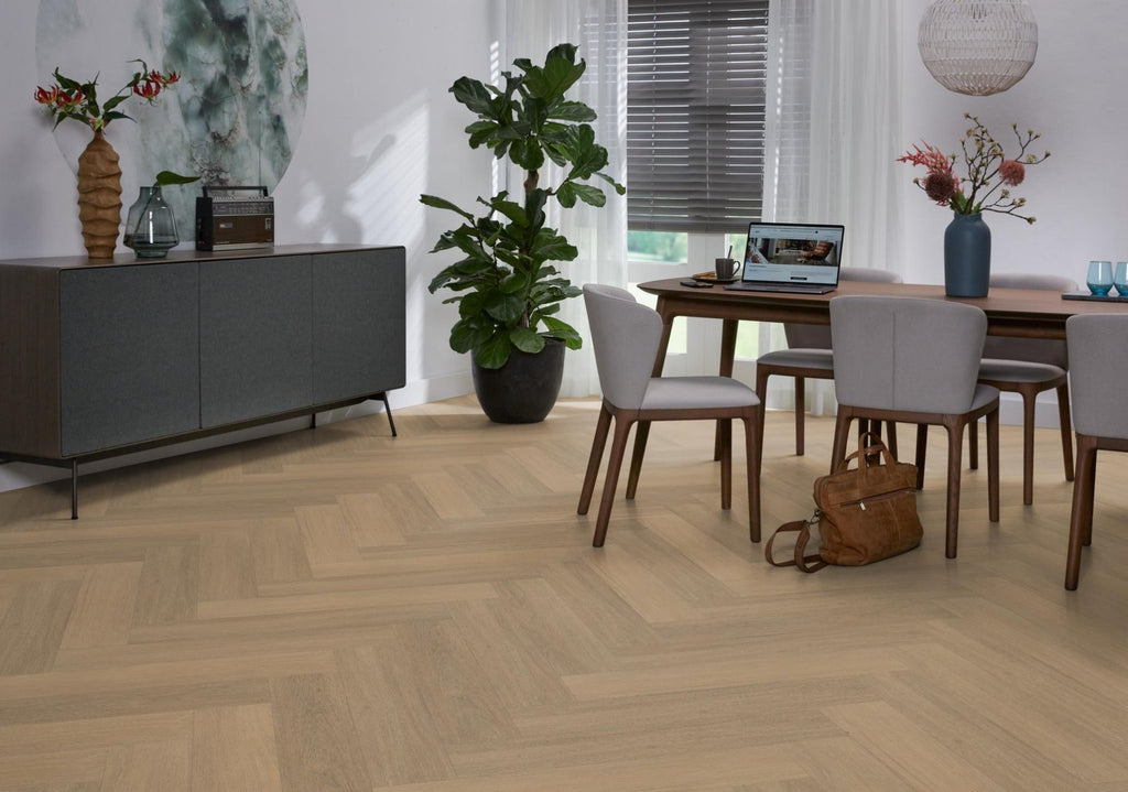 Spigato Viranto visgraat dryback warm natural sfeer