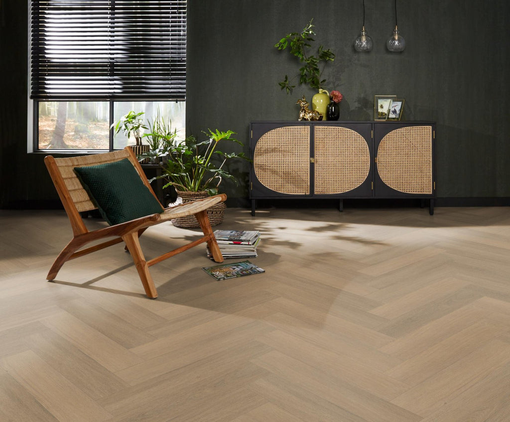 Spigato Viranto visgraat dryback warm natural sfeer