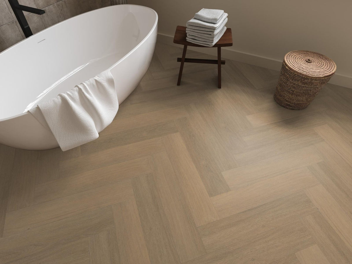 Spigato Viranto visgraat dryback warm natural sfeer