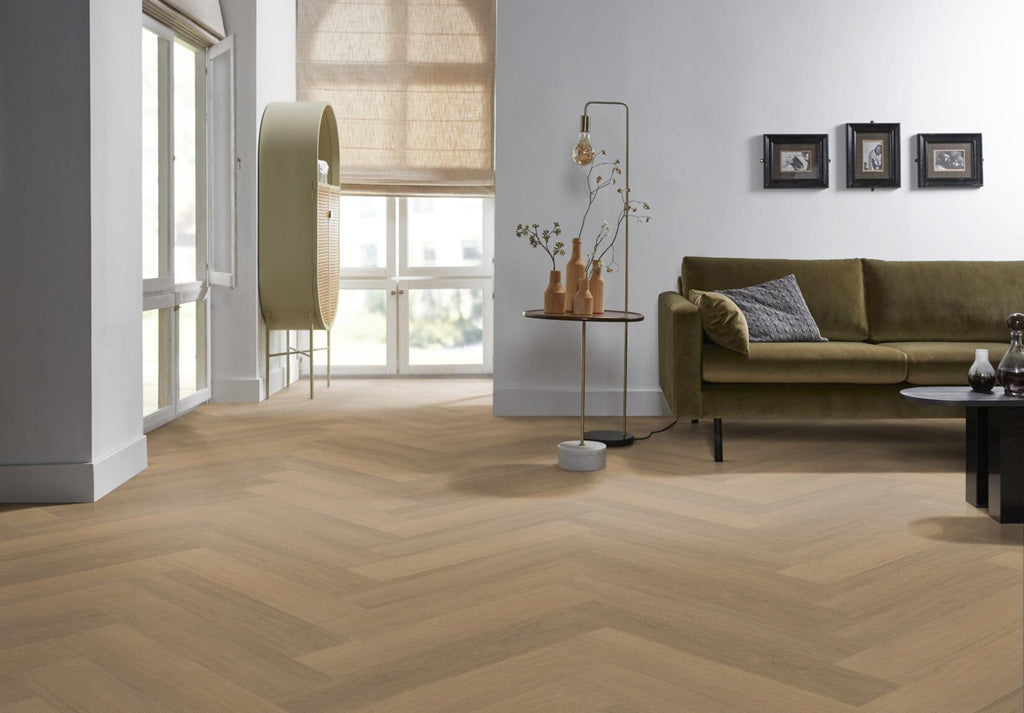 Spigato Viranto visgraat dryback warm natural sfeer