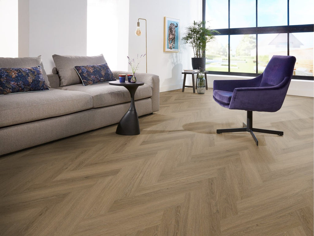 Spigato Viranto visgraat dryback light brown sfeer