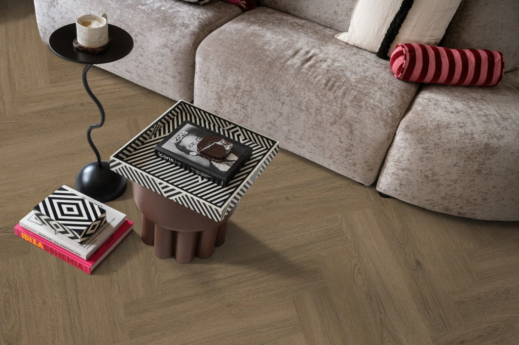 Spigato Viranto visgraat dryback light brown sfeer