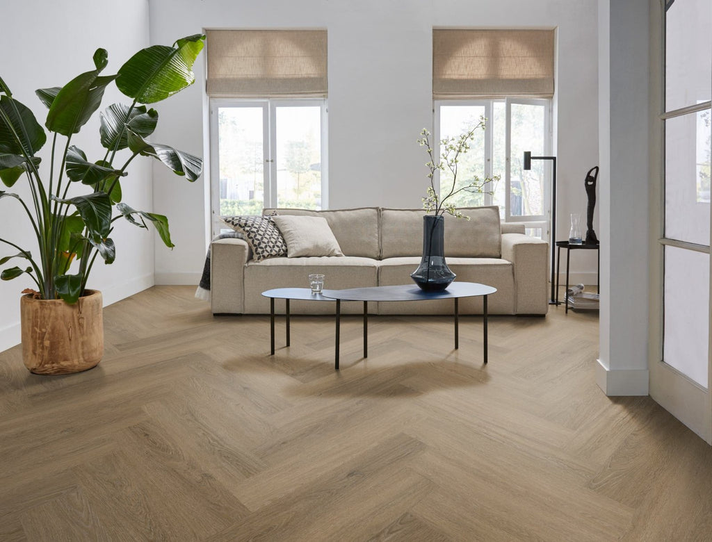 Spigato Viranto visgraat dryback light brown sfeer