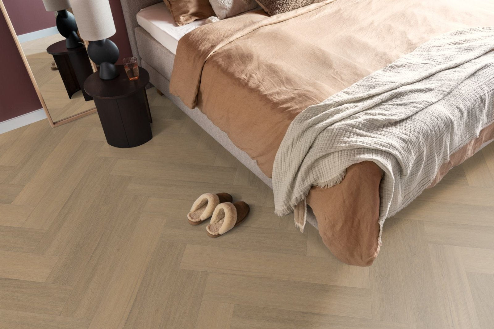 Spigato Viranto visgraat click SRC warm natural sfeer
