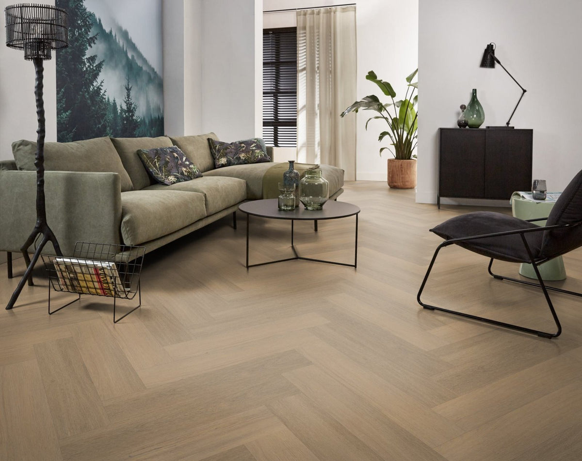 Spigato Viranto visgraat click SRC warm natural sfeer
