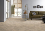 Spigato Avanto visgraat smal dryback beige sfeer